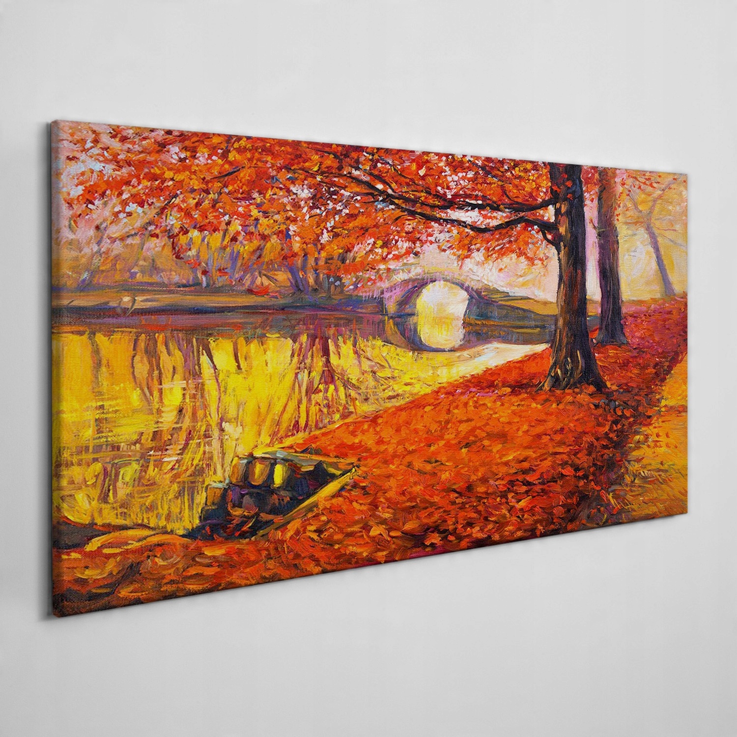 

Obraz na ramie płótno Park drzewa jesień 140x70 cm