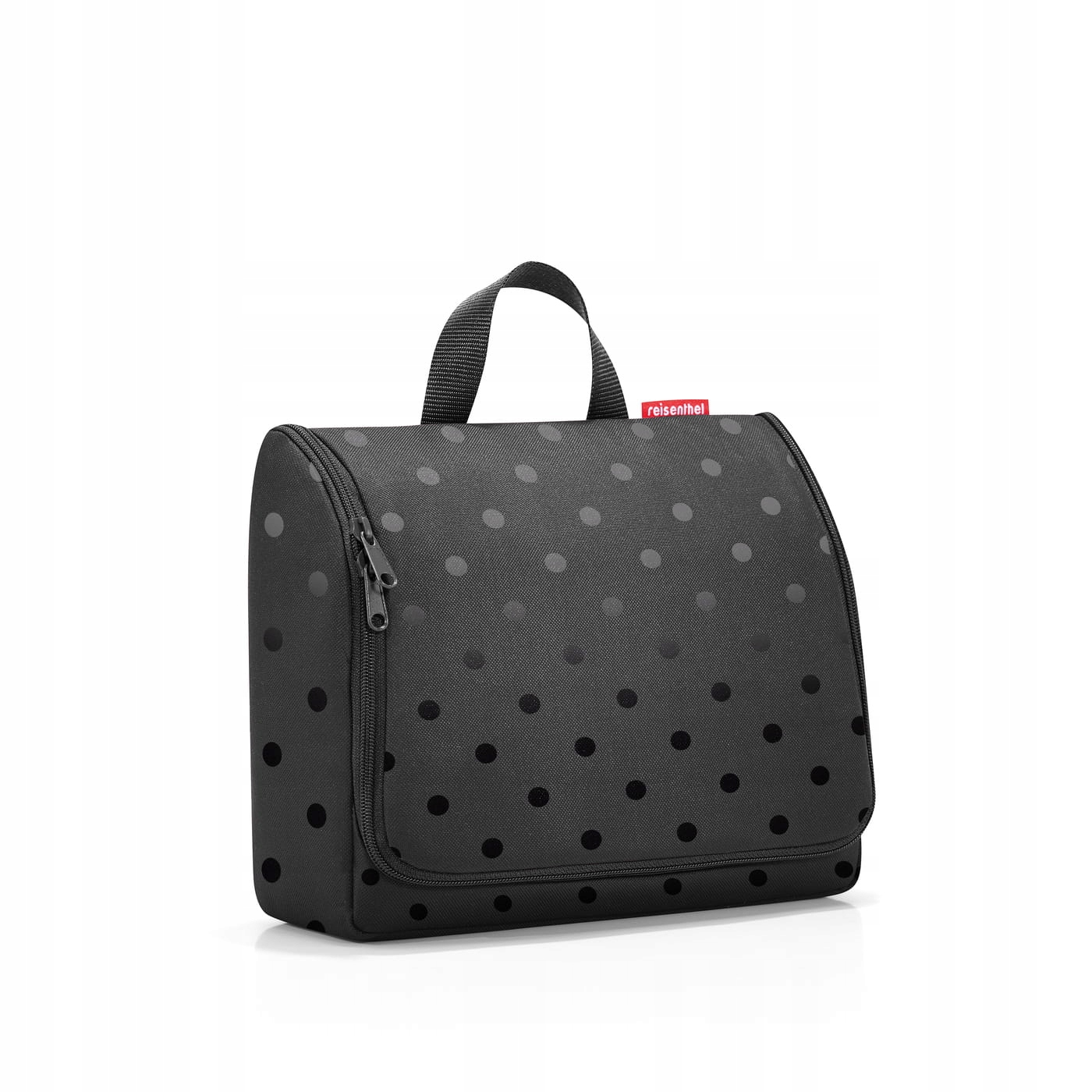Kosmetická taška Toiletbag XL, glossy dots black, Reisenthel