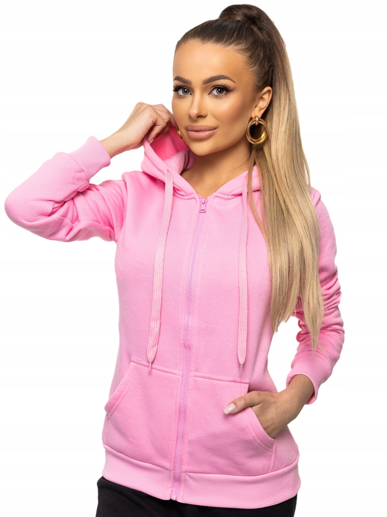 

Bluza Damska Z Kapturem Na Nadruki L