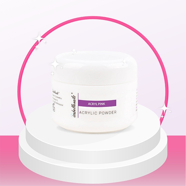 AKRYL PUDER PROSZEK AKRYLOWY 30ML PINK RÓŻOWY Kolor dominujący biały