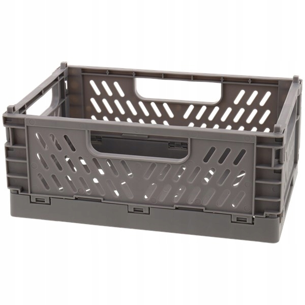

Składany Kosz Koszyk Skrzynka Organizer 22x15 Szar