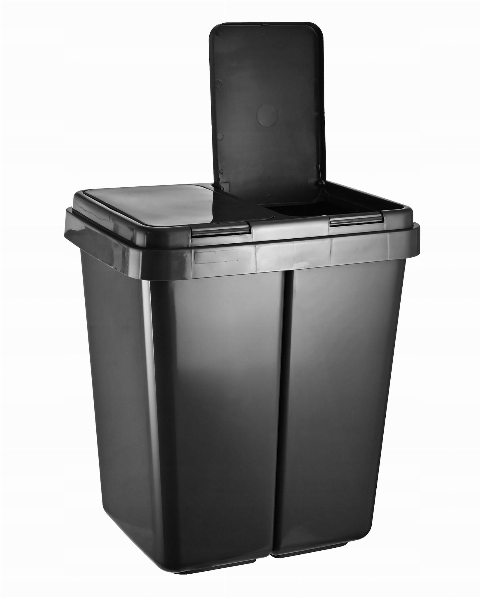 Pojemnik Kosz Kosze do Segregacji Śmieci 60L Szary