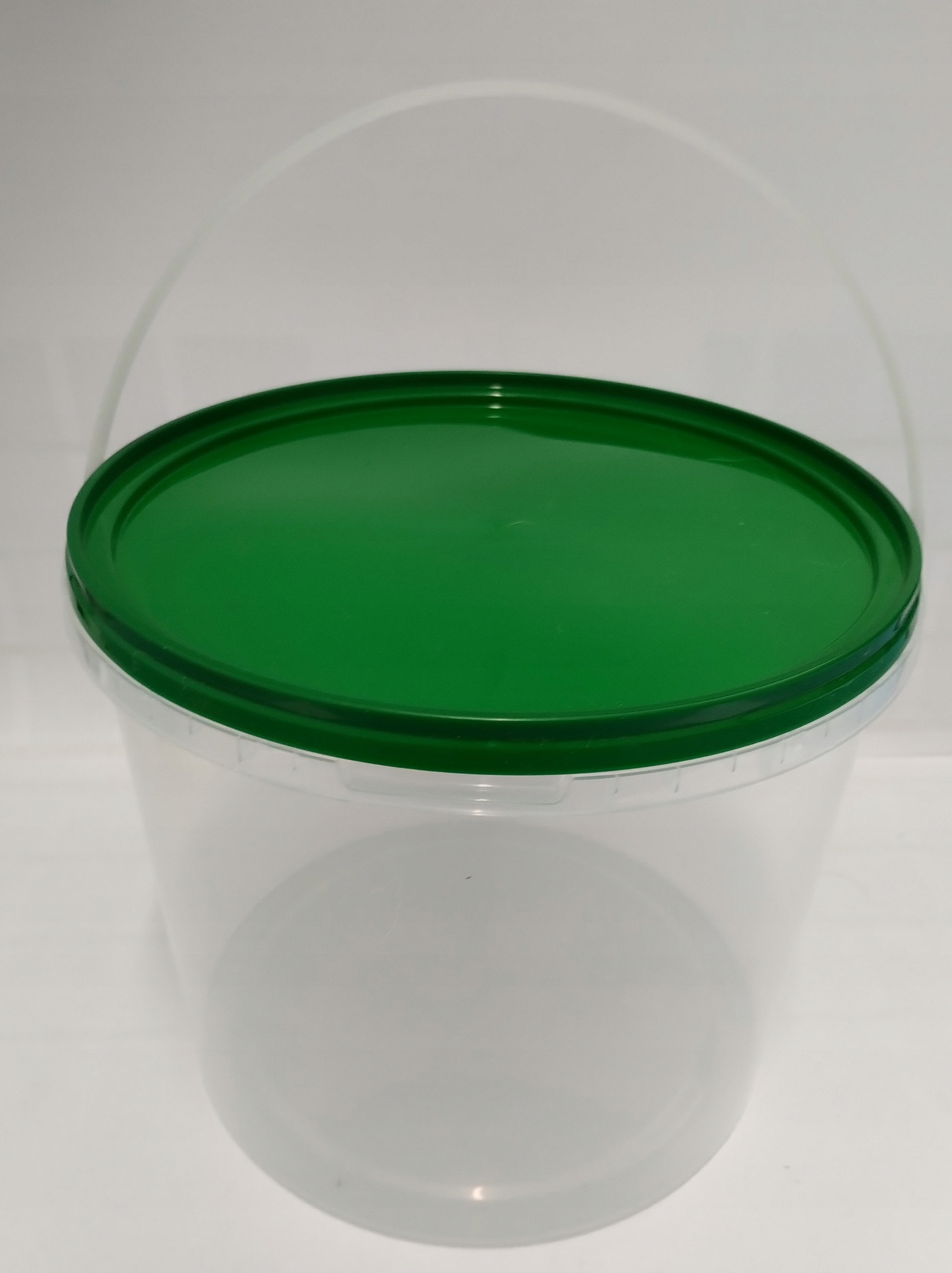 WIADRO WIADERKO PLASTIKOWE 5 L Z POKRYWKĄ ATEST Przezroczyste Plomba 5000ml Pojemność 5 l