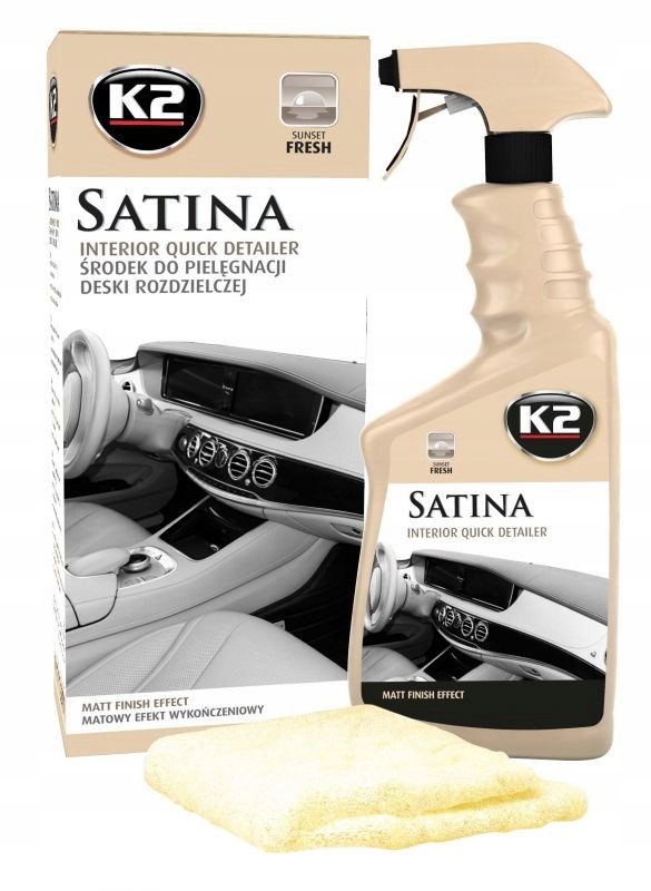 

K2 Satina 770 ML Mikrofibra dressing do kokpitu
