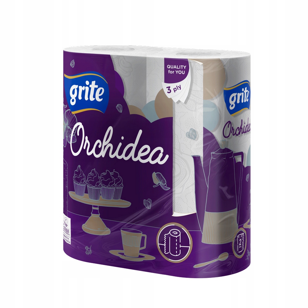 

Ręcznik papierowy Grite Orchidea 2 rolki