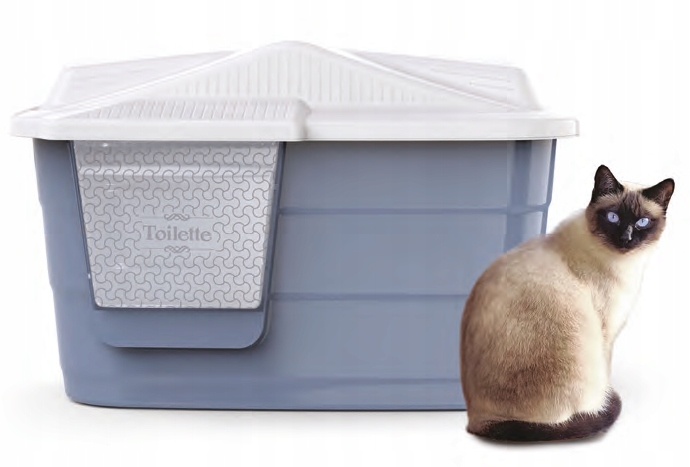 Levně Pelíšek Toilet Villa ve tvaru domečku pro psa kočku 57,5x38,5x37cm