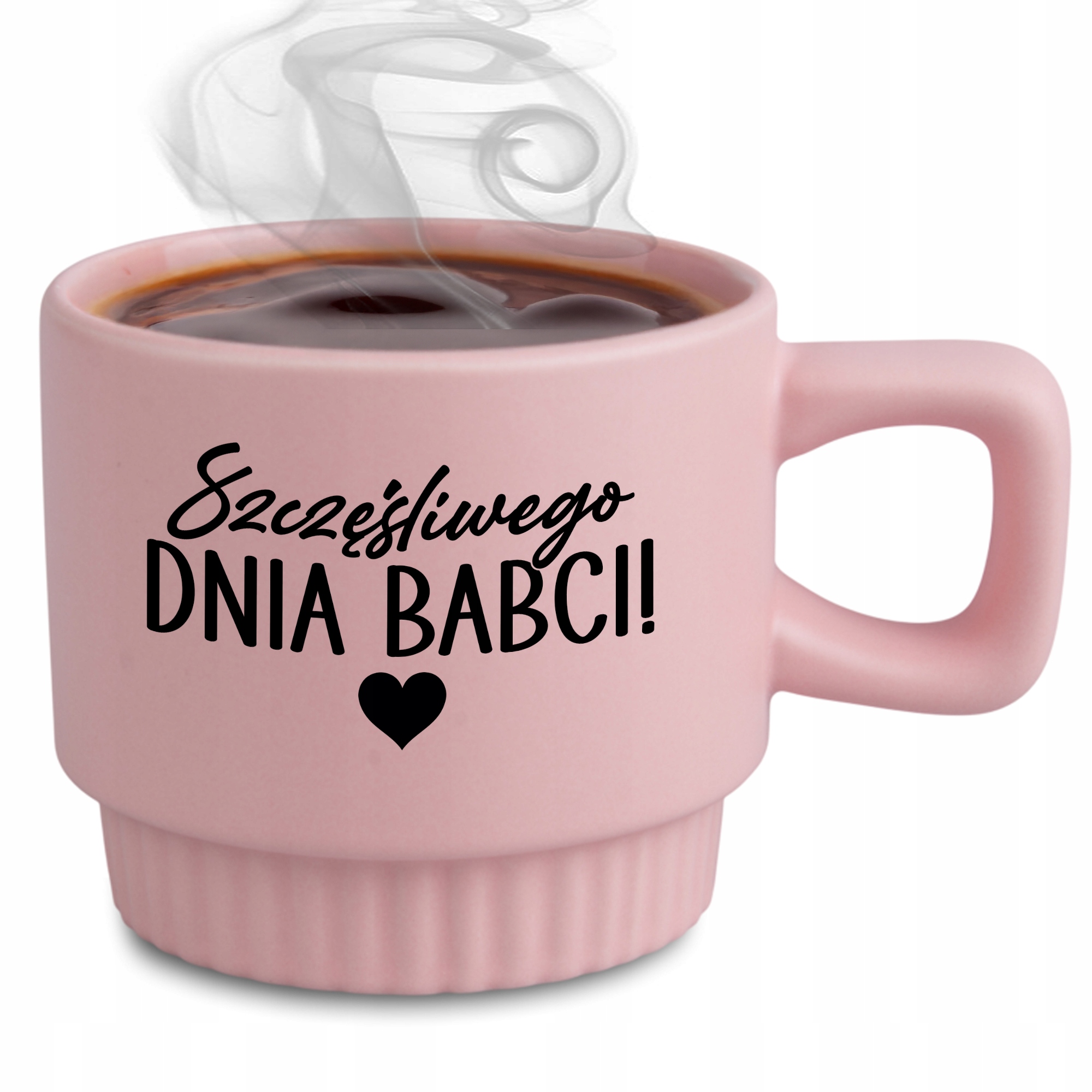Ryhovaný Hrnček, Elegantný Darček Pre Babičku, Ružový, Šťastný Deň Babičky