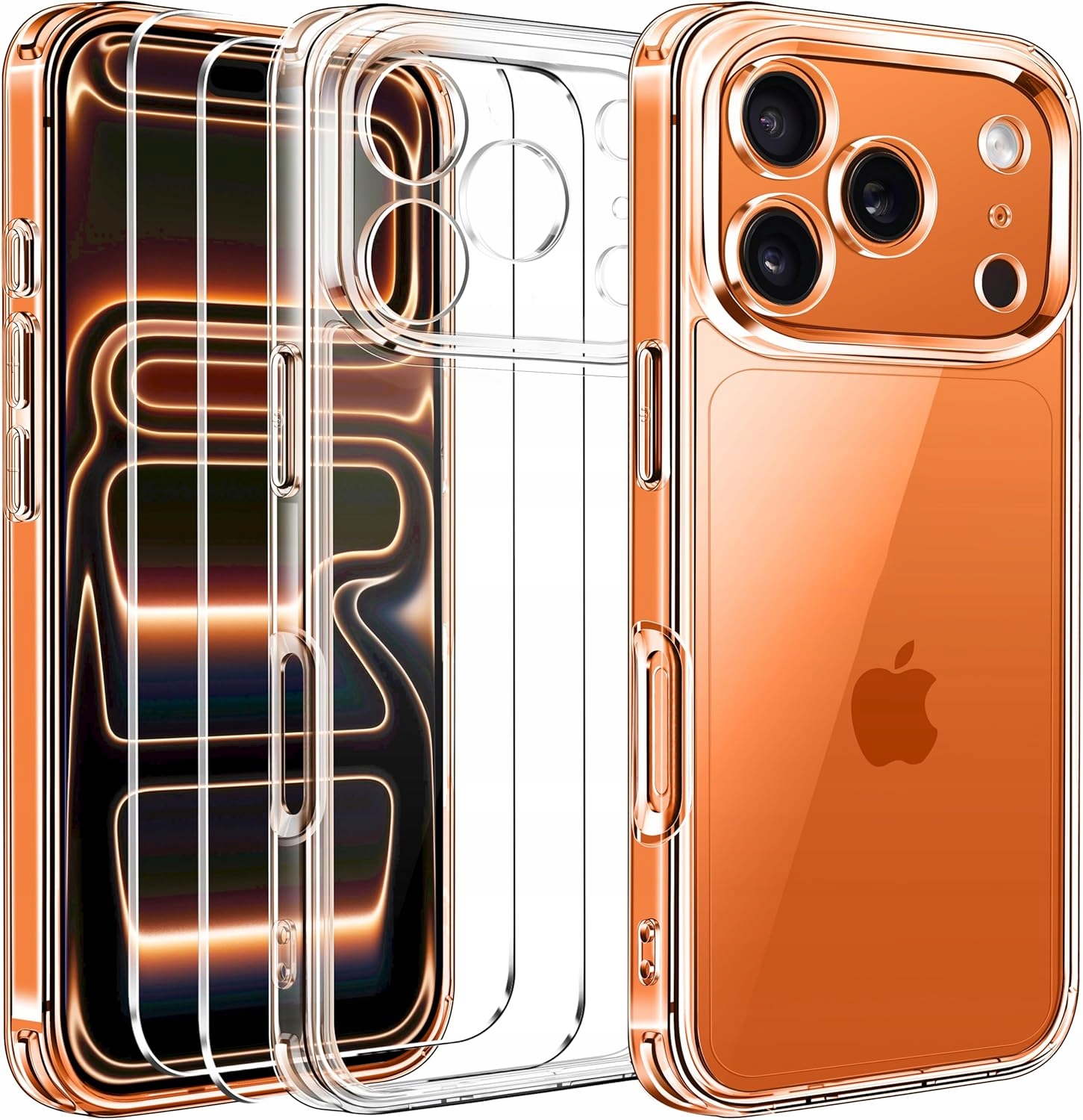 Etui do iPhone 18 Pro iPhone 17 Pro Przezroczyste Silikonowe Case Szkło