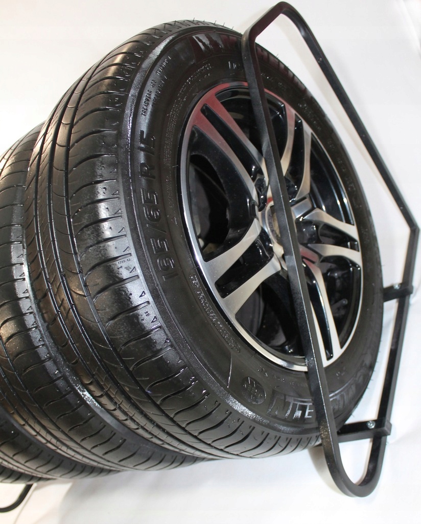 Сильный пол. вешалка стеллаж 4 шины колеса диски 140 кг