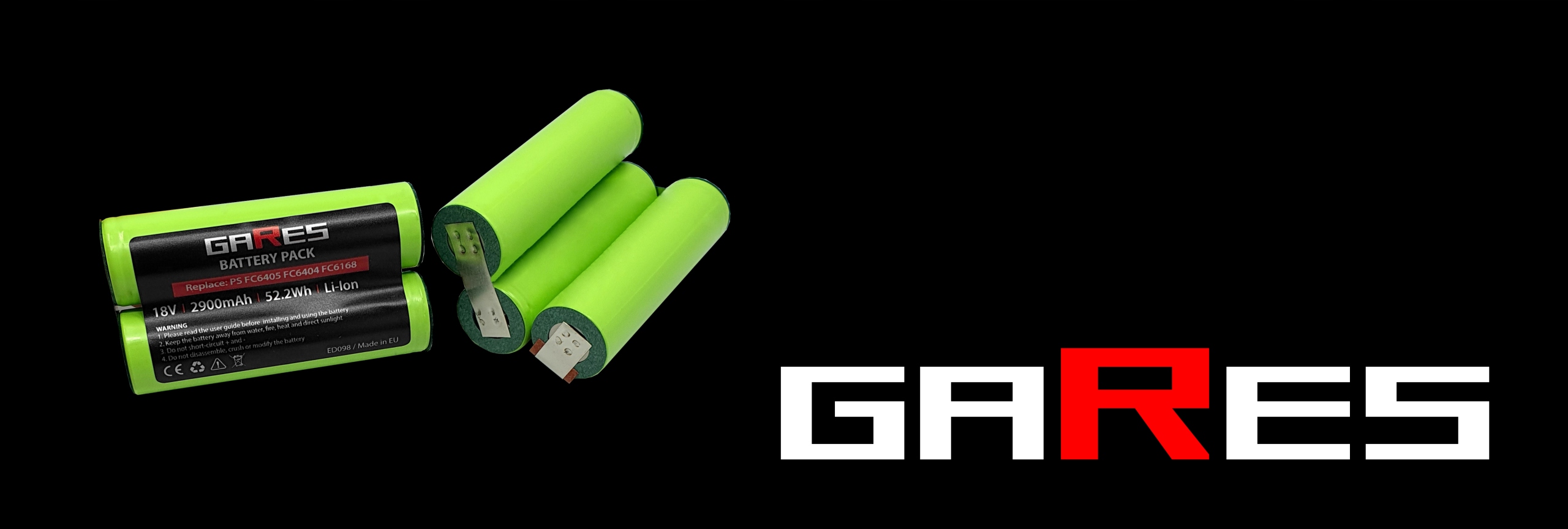 Bateria do Philips PowerPro FC6405 FC6404 2,9Ah Kolor dominujący zielony