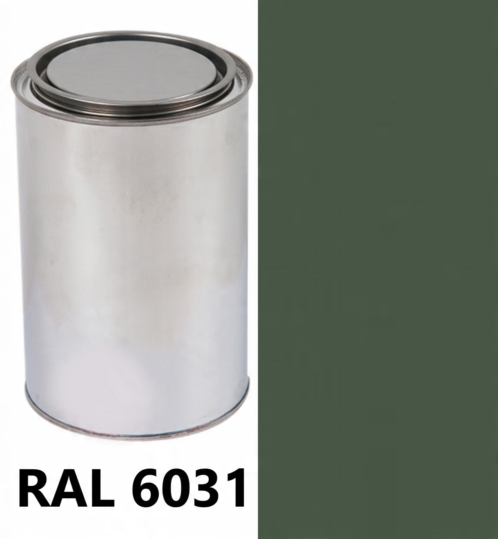 

Ral 6031 Zielono Brązowy Farba Olejna Alkidowa 1L