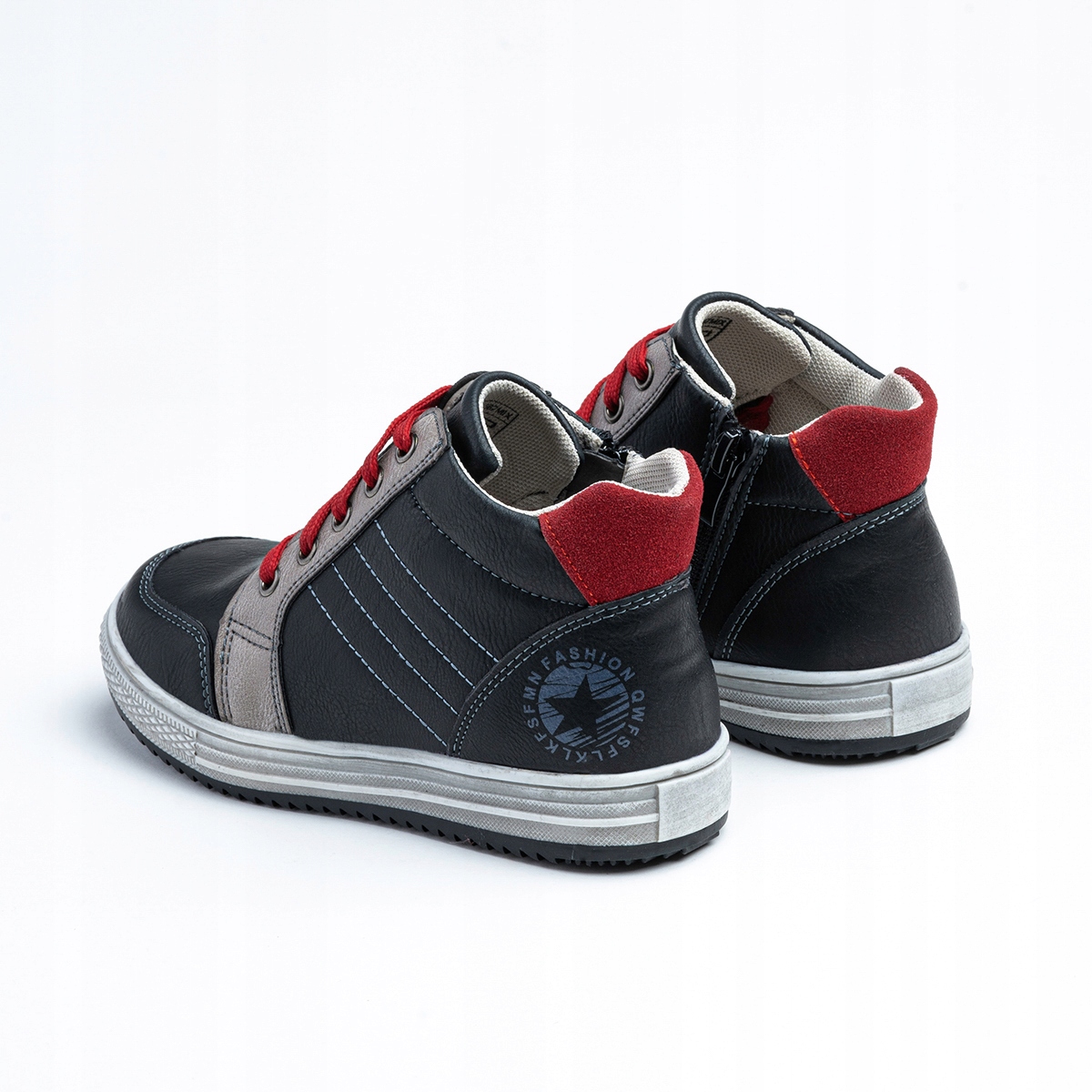 Trzewiki chłopięce wkł.SKÓRA miękkie SUWAK wygodne STABILNE lekkie Wojtyłko Kod producenta 1567