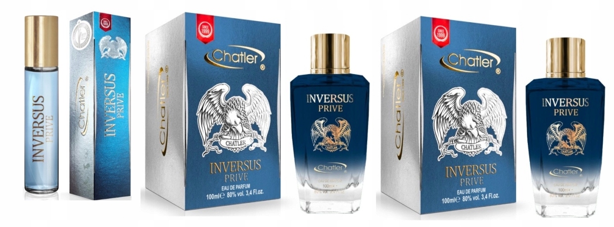 Chatler Inversus Prive 2x100+30 ml pánská parfémovaná voda