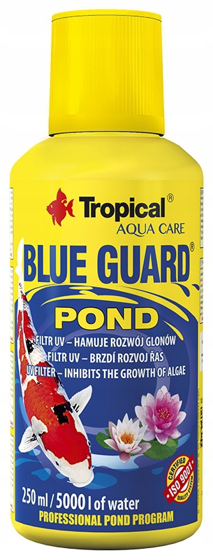 

Tropical Blue Guard Pond 250ml/5000L Zwalcza Glony