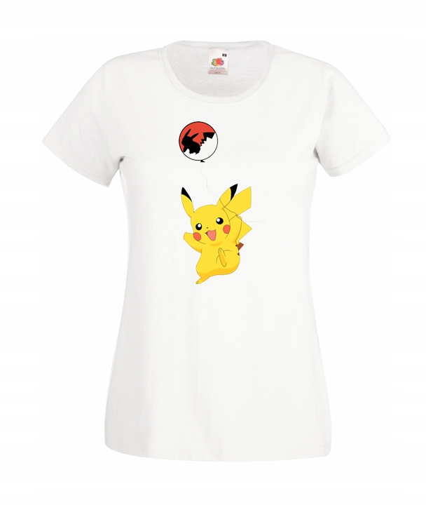 

S Koszulka Damska Pokemony Pikachu Pika Wzory