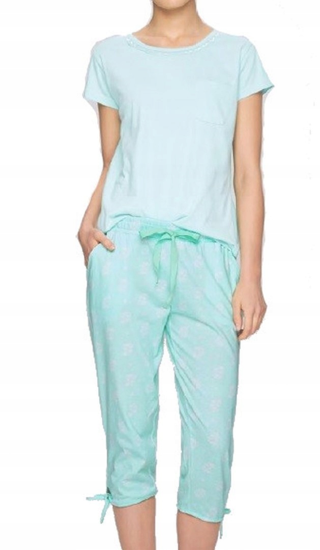 

Piżama Damska Atlantic Bawełna NLP461 Miętowa M