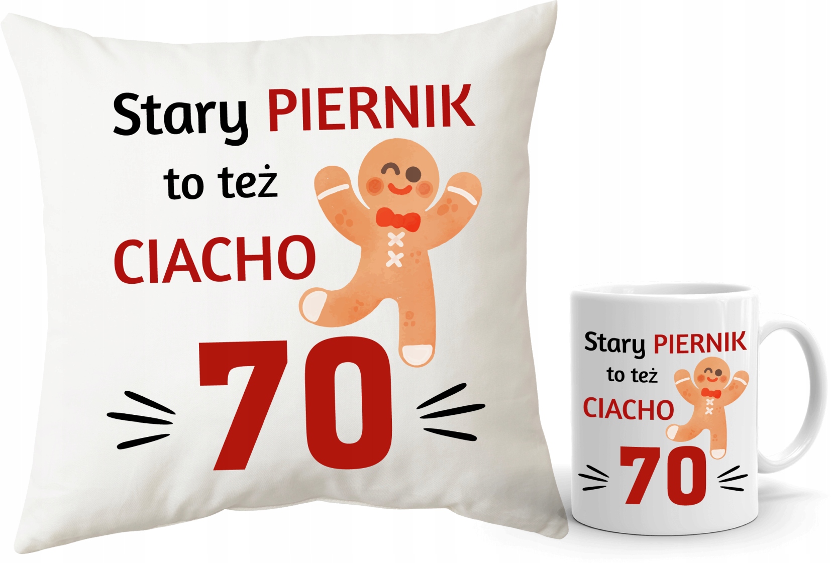 

Poduszka kubek na 70-te Urodziny 70 Lat