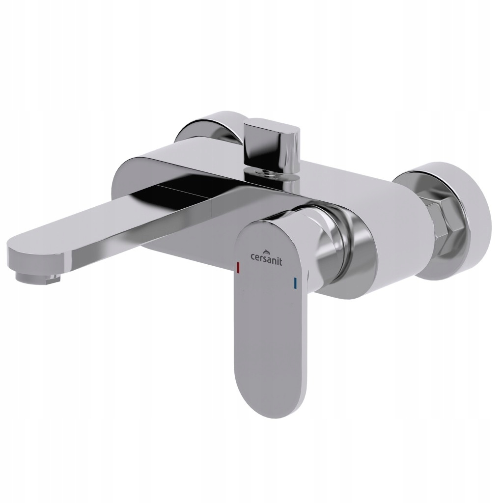 Vanová baterie Elio jednopáková, nástěnná, s pevným výtokovým ramínkem, s p