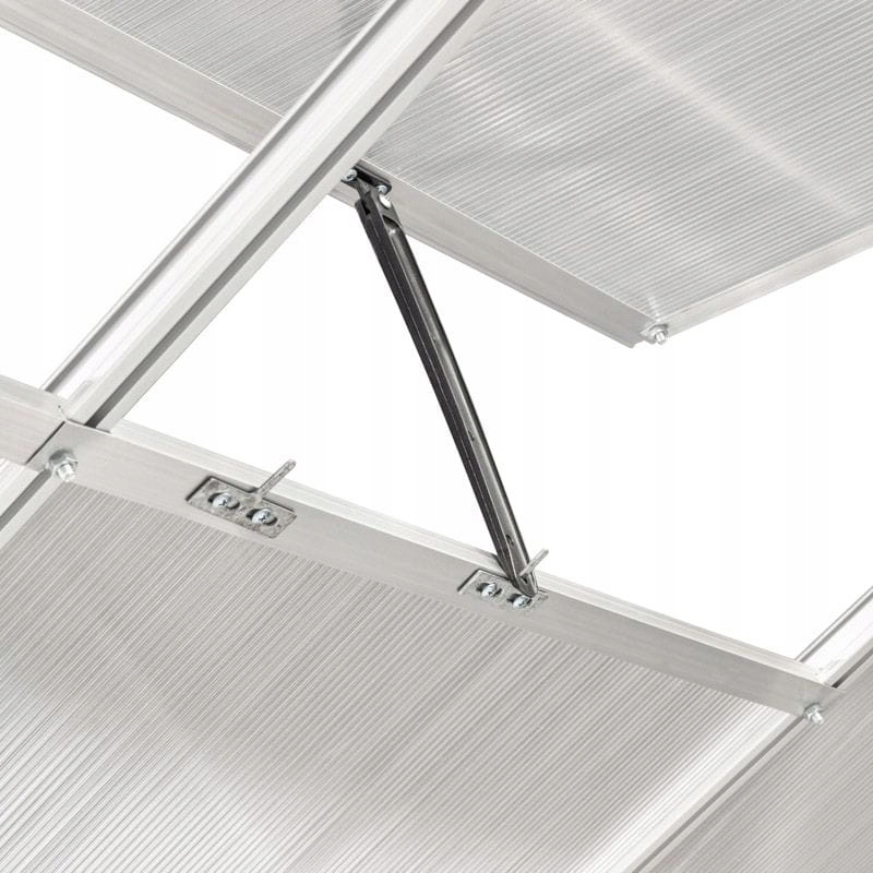 Szklarnia ogrodowa z poliwęglanu 10,75m2 duży tunel 2,5x4,3m poliwęglan 4mm Szerokość 250 m