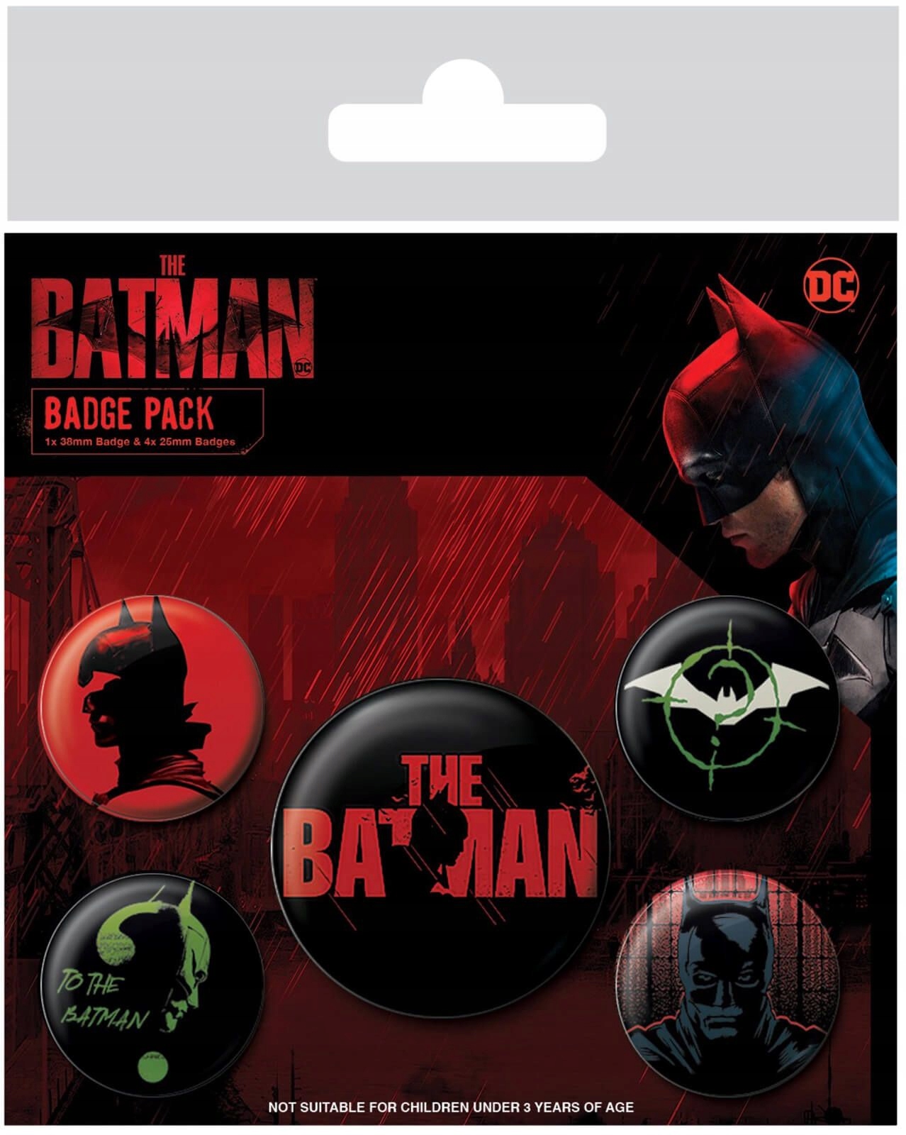 

Zestaw przypinek 5 sztuk The Batman oryginalne