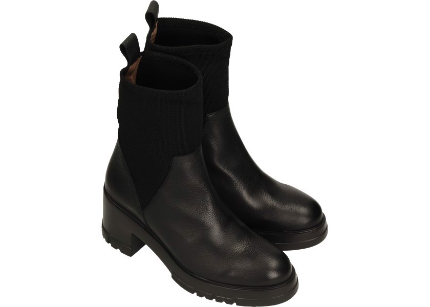 Wonders Botki H-4430 37 Wild/Licra Negro Rozmiar 37