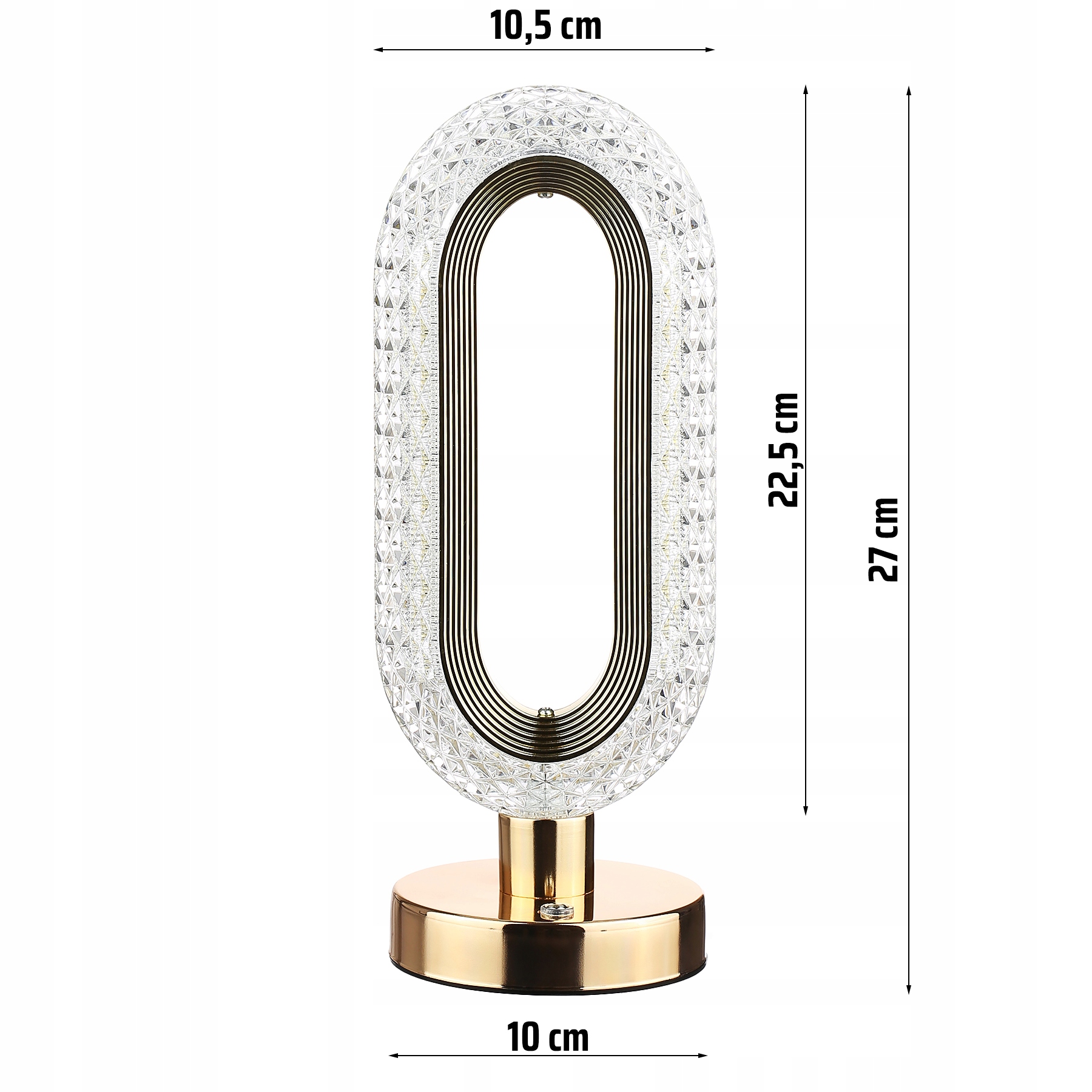 BEZPRZEWODOWA LAMPKA NOCNA DOTYKOWA LED KRYSZTAŁOWA 3 TRYBY GLAMOUR Rodzaj gwintu zintegrowane źródło LED