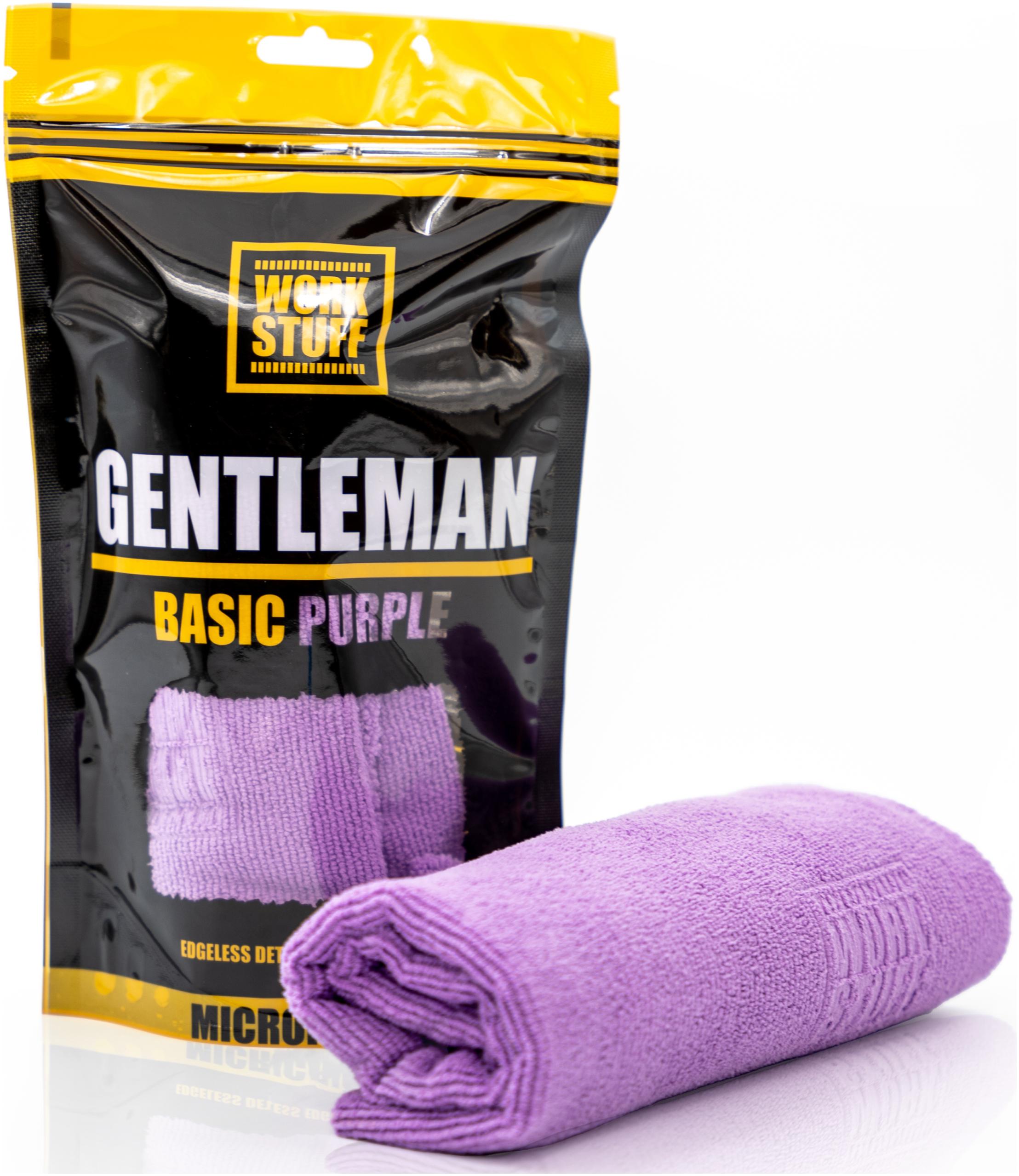 Work Stuff Gentleman Basic Fioletowa mikrofibra