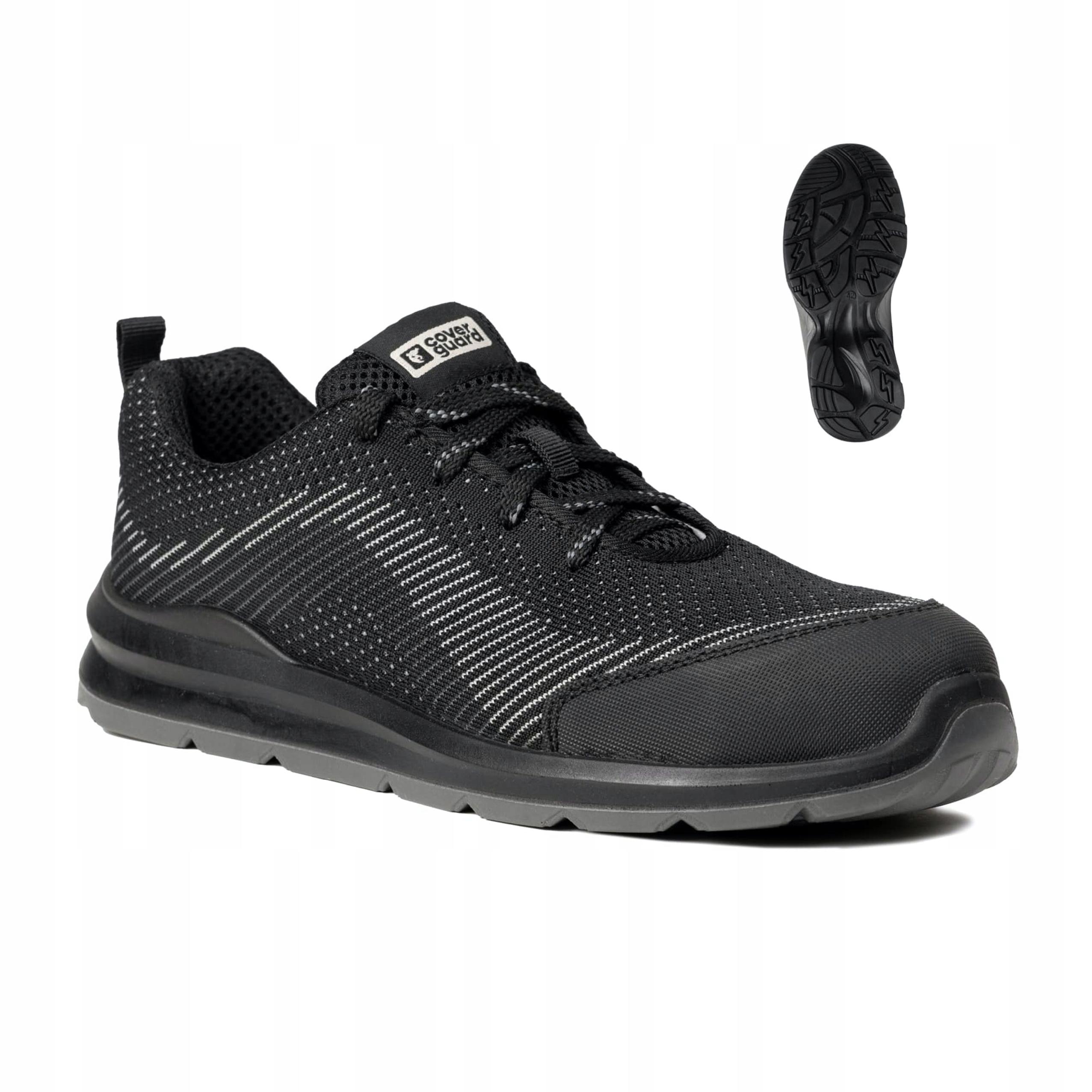 Buty robocze Bhp Milerite S1P Black Sportowe 43
