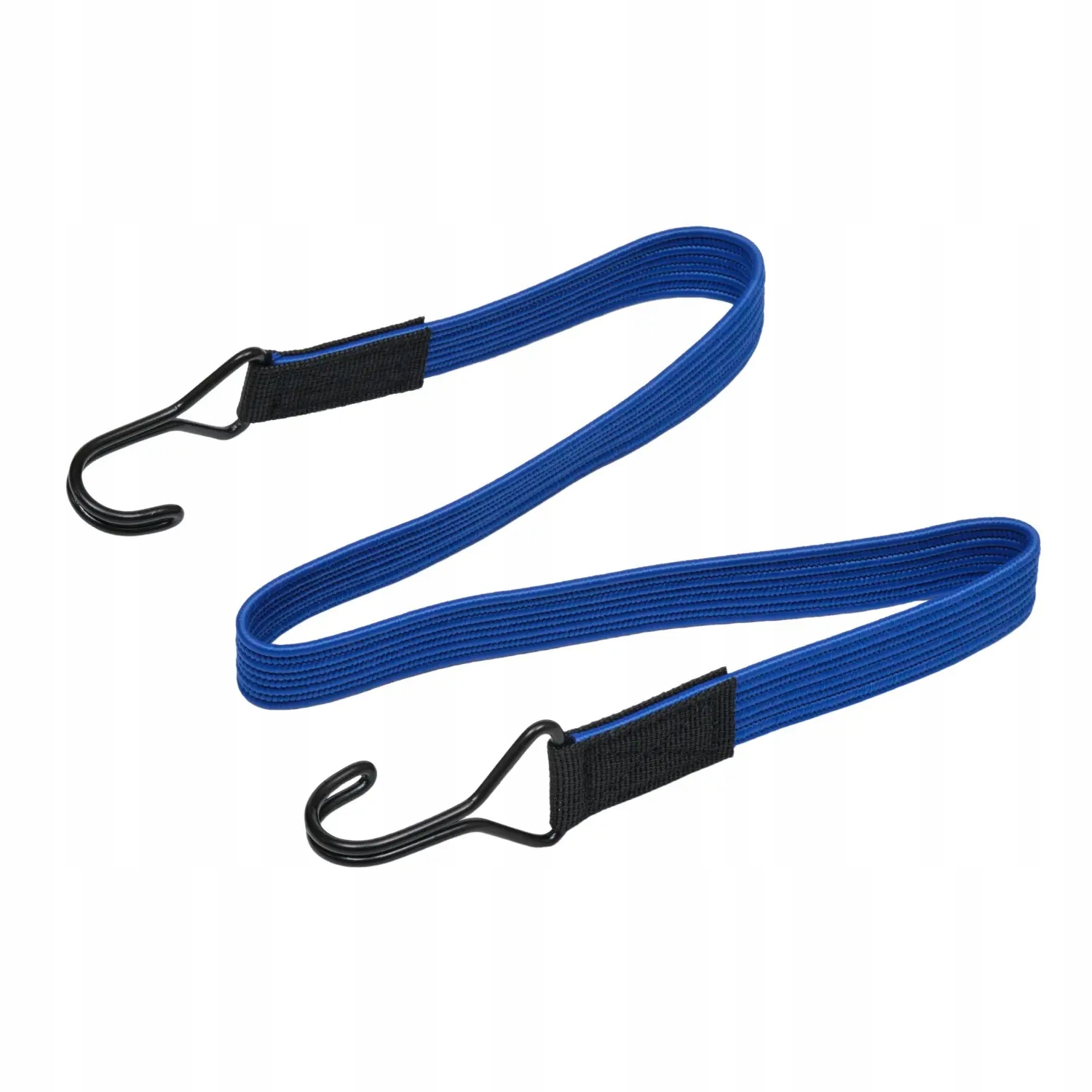 Pasek elastyczny z hakami naciąg gumowy 80cm 22mm niebieski pasek gumowy