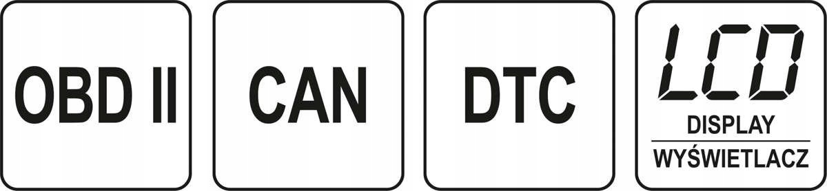 TESTER DIAGNOSTYCZNY OBD/EOBD Marka Yato