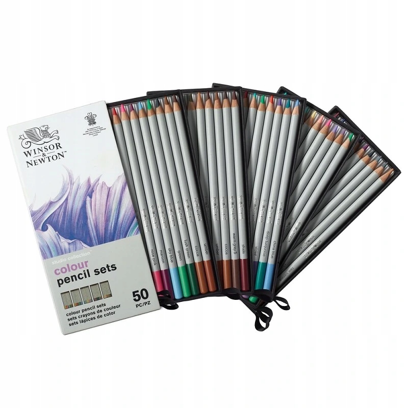 Pastelky Winsor & Newton, 50ks Complete Collection