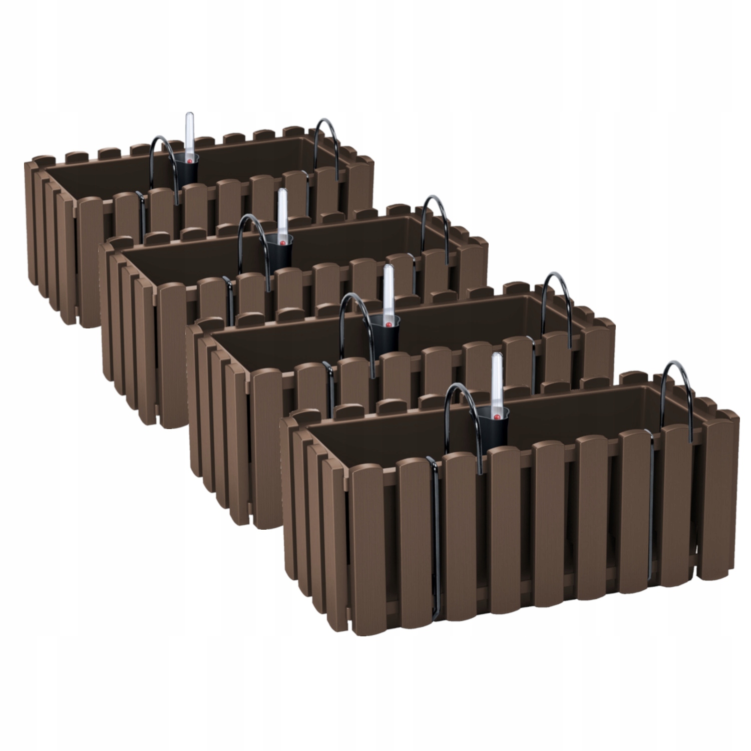 

4x Skrzynka donica balkonowa DDEF400 Haki System