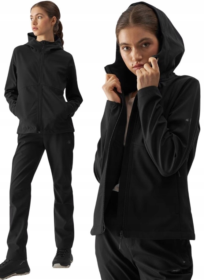 4F Jarní podzimní přechodná softshellová bunda Membrána TSOFF285 > Xs