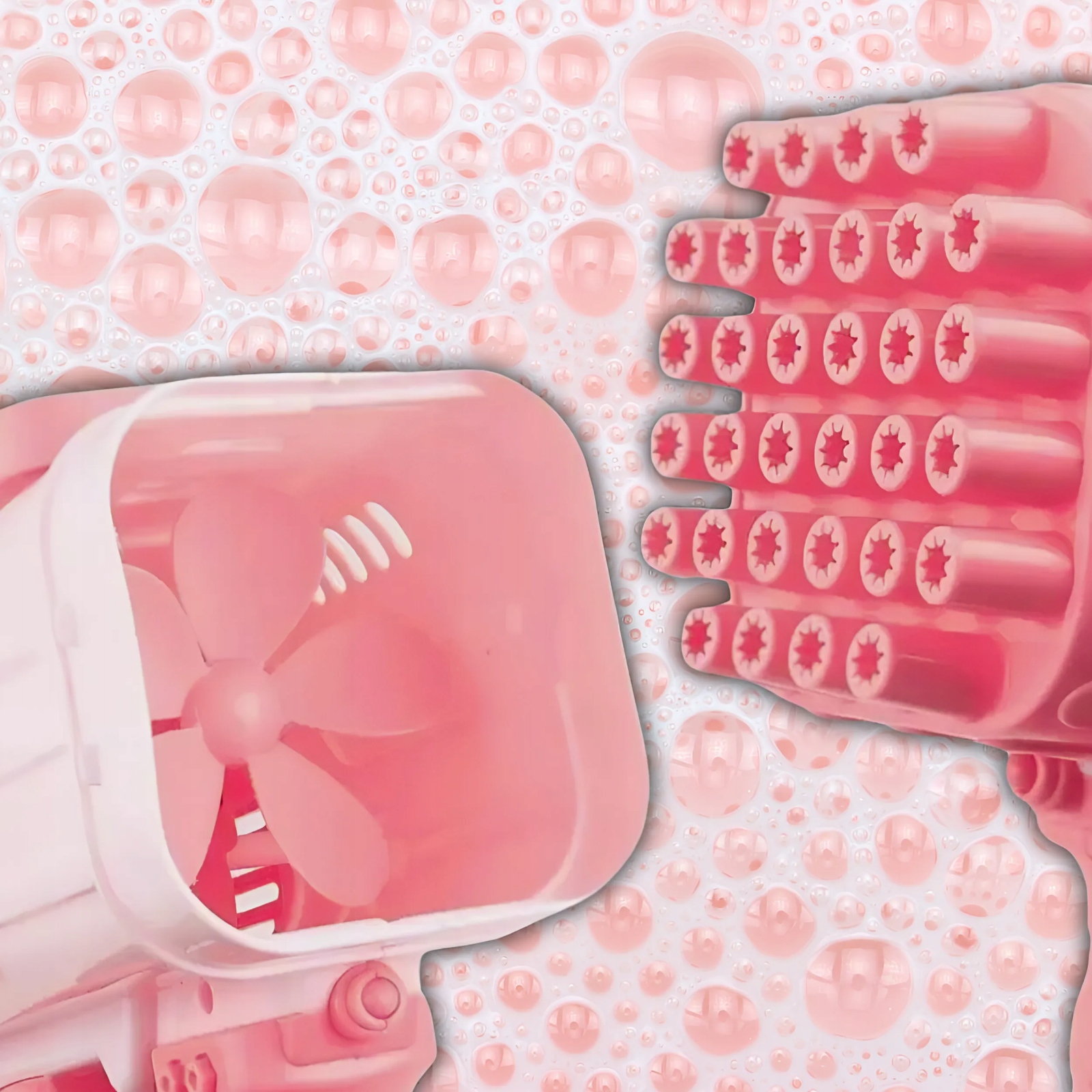 PISTOLET NA BAŃKI MASZYNA DO BANIEK MYDLANYCH GENERATOR AKCESORIA + PŁYN Marka bez marki