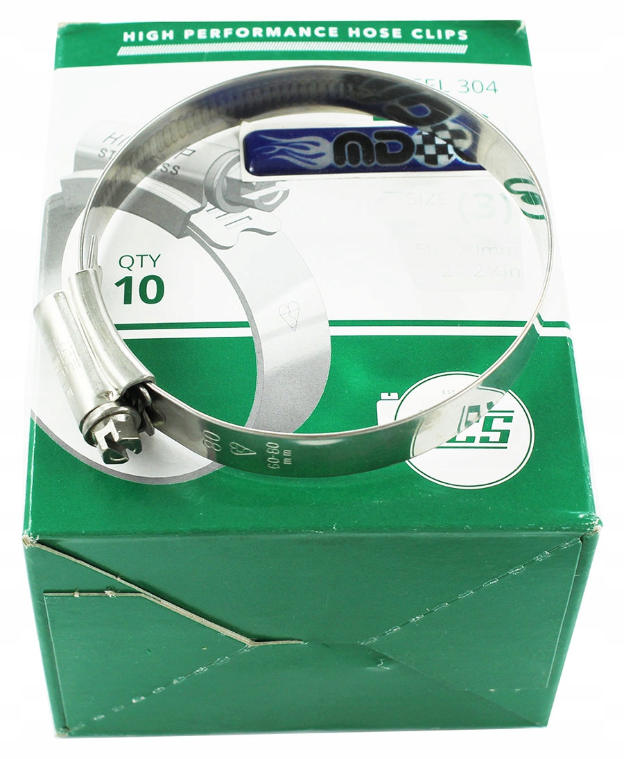 Hi-grip Jcs Obejma 60-80mm opaska nierdzewna 304