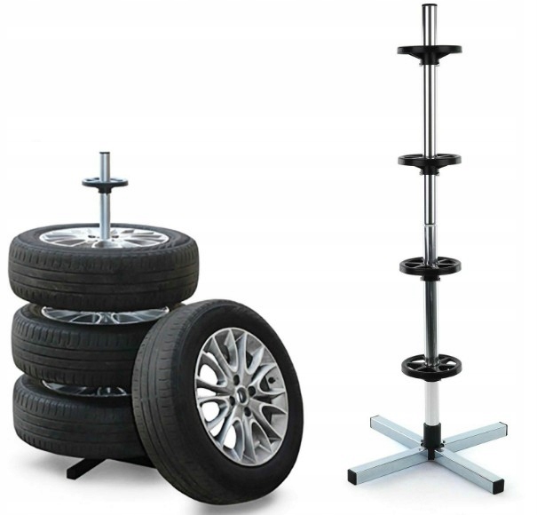 STOJAK NA OPONY FELGI KOŁA STELAŻ WIESZAK Marka Kraft&Dele