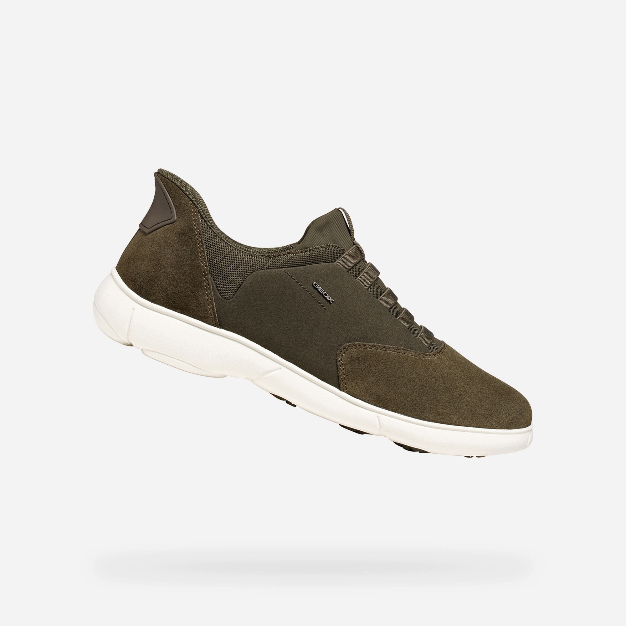 Geox Khaki pánské tenisky Geox Nebula 2.0 Plus Fast in