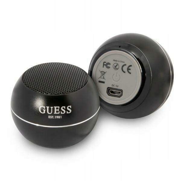 Guess Bluetooth reproduktor Guwsalgek Speaker mini černý/černý