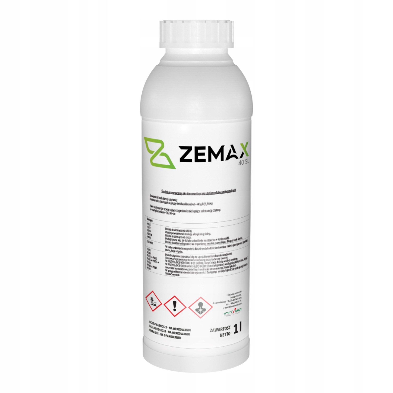 Zemax 40 Sl 1L Herbicyd na chwasty dwuliścienne groch soja Innvigo