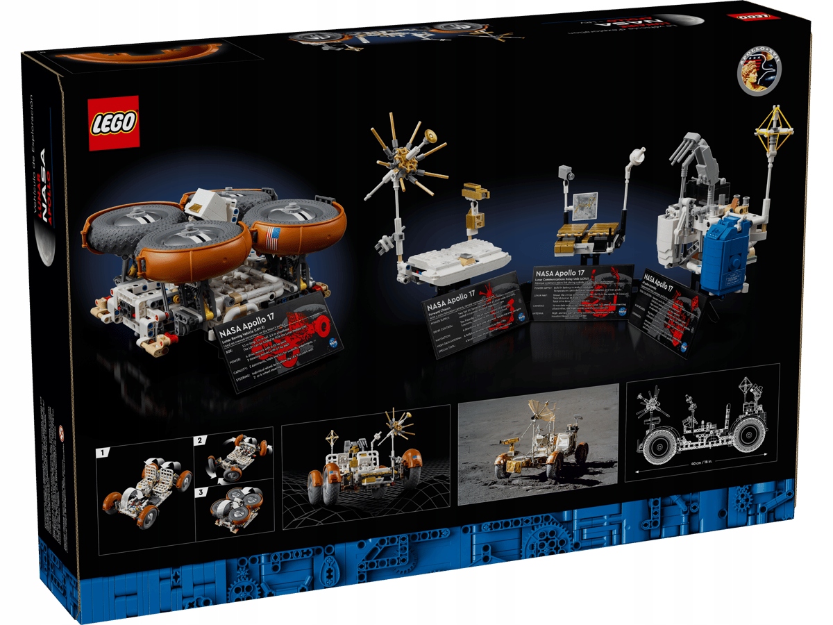 Lego Technic 42182 Nasa Lunární Vozítko Sada Pro Dospělé Realistická