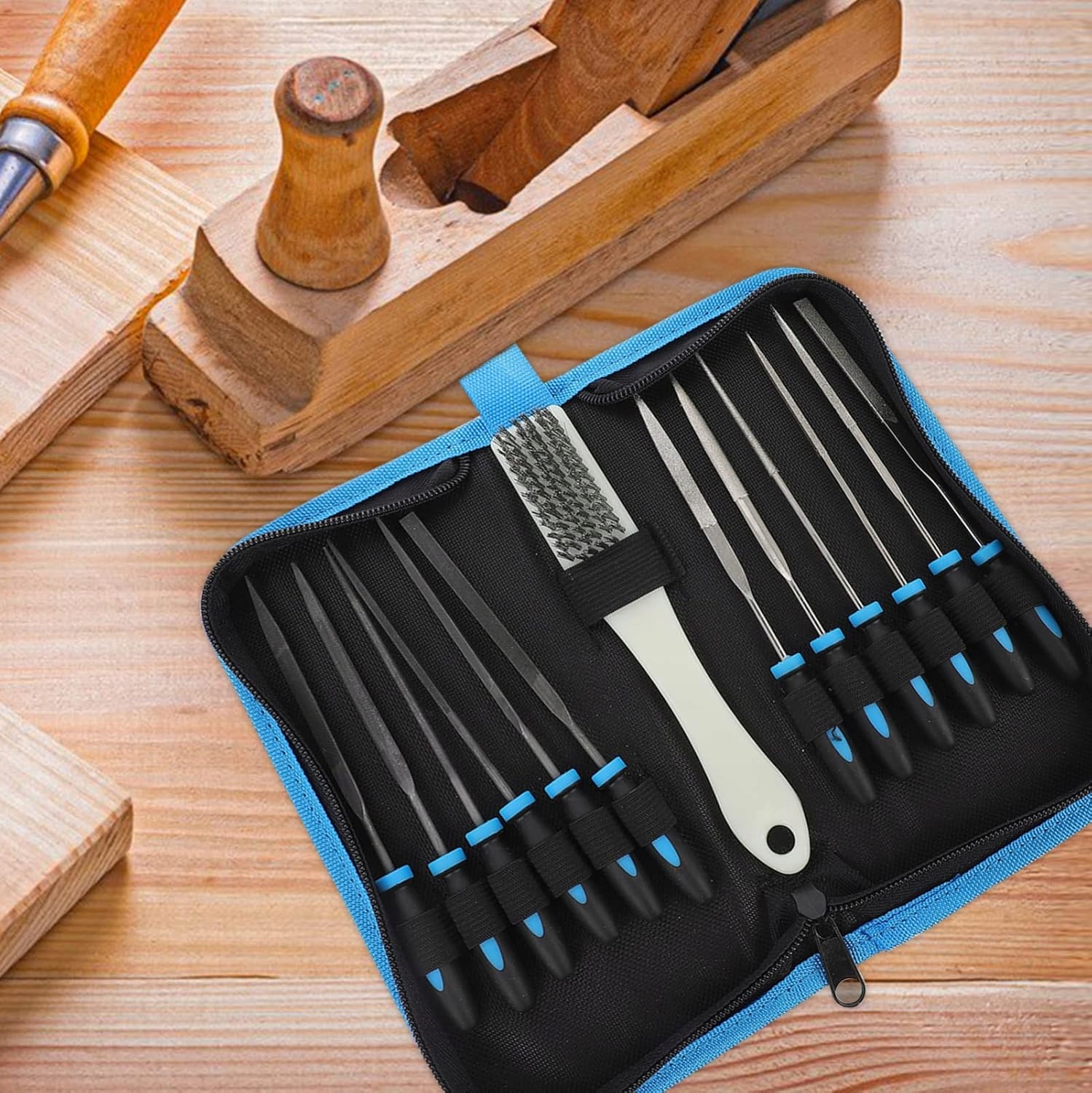 PILNIK METALOWY RĘCZNY ZESTAW 12W1 LIBRATON SOLIDNE TRWAŁE 16CM PRO Marka inna