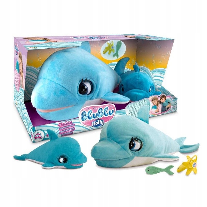 Interaktywny Delfinek Blu Blu Holly Maskotka Plusz Dla Dziecka 18M+