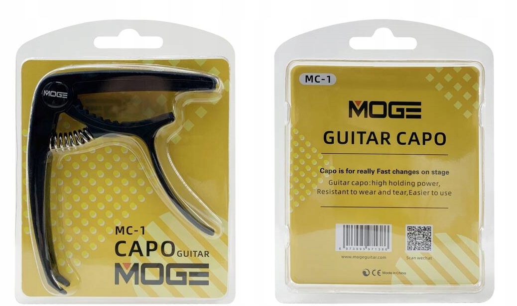 KAPODASTER DO GITARY AKUSTYCZNEJ ELEKTRYCZNEJ UKULELE WYSOKIEJ JAKOŚCI Marka inna