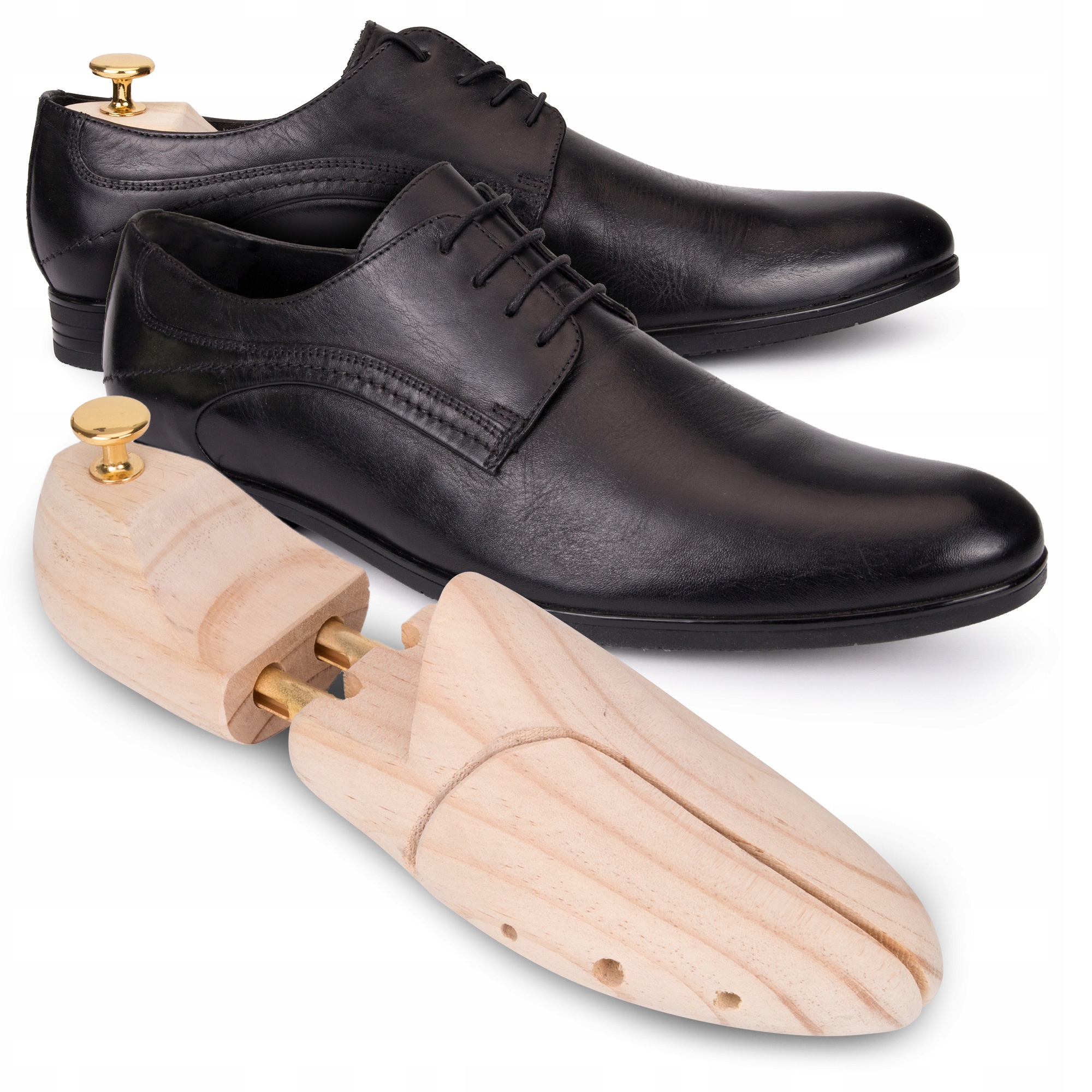 Drewniane prawidła do butów drewno sosnowe regulowane rozmiar 41/42 Rodzaj klasyczne