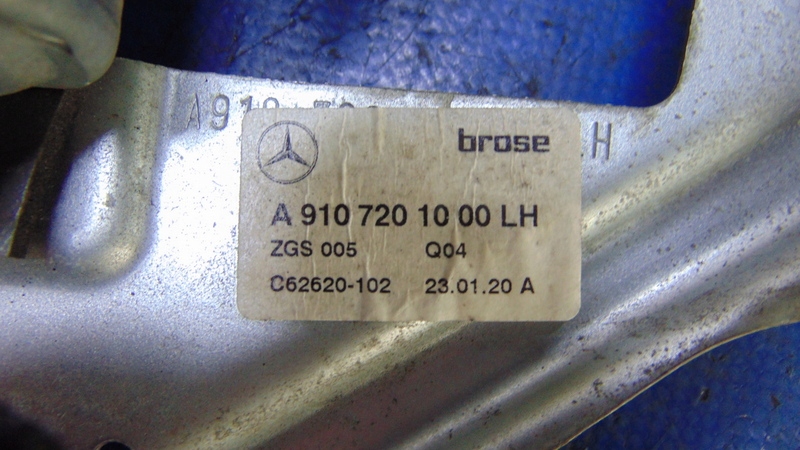 window regulator mechanism left front MERCEDES SPRINTER A910 A907 18-25R