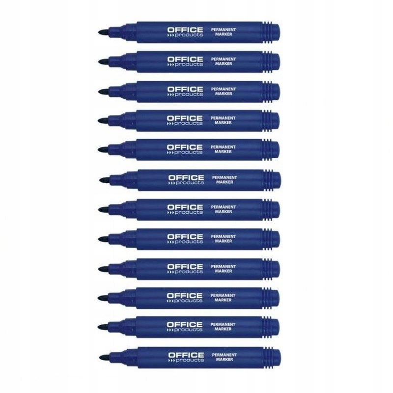 

Marker Permanentny Okrągły OPK.12 Sztuk Niebieski