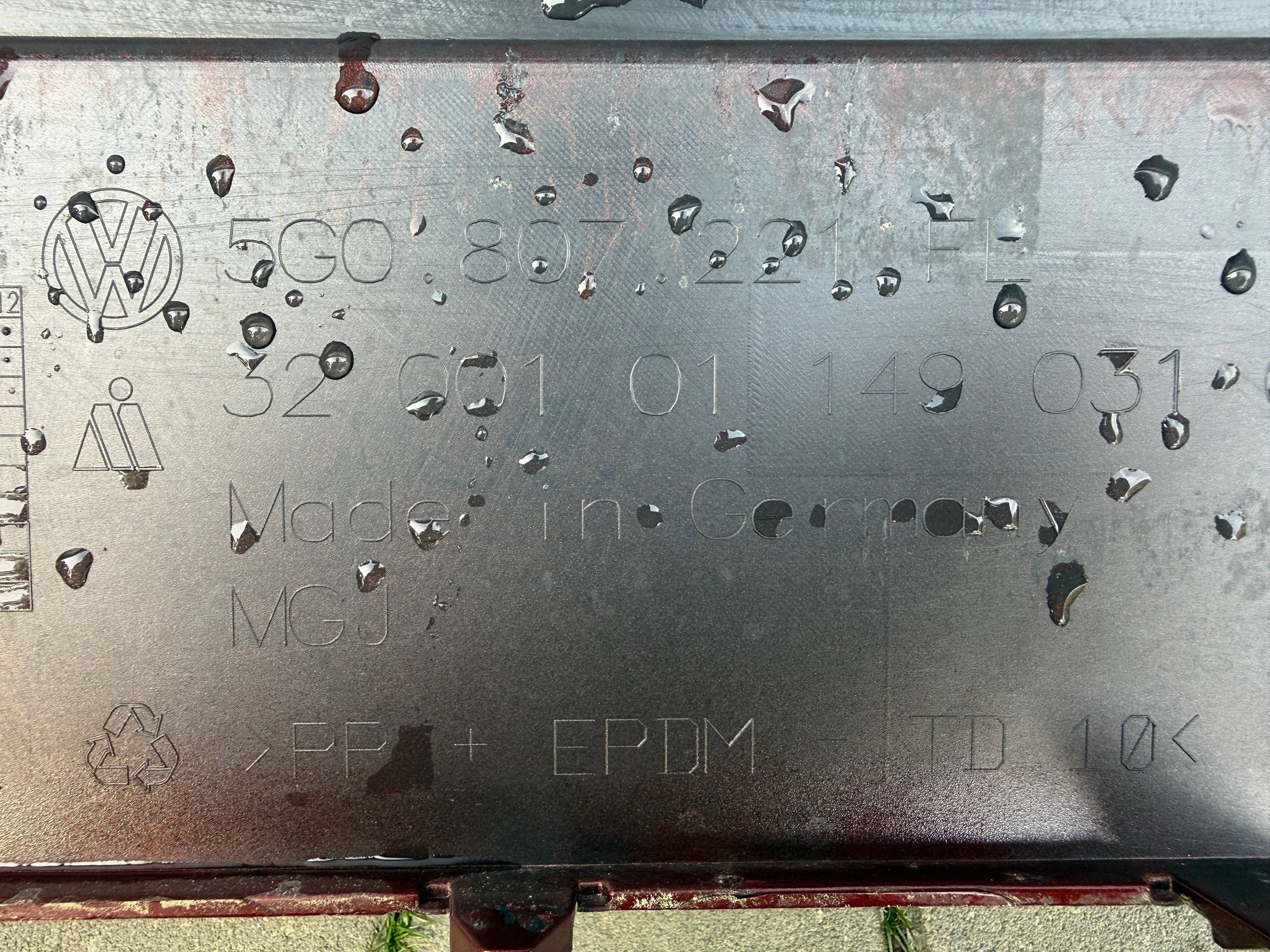 Vw Golf 7 VII Lift nárazník předek přední