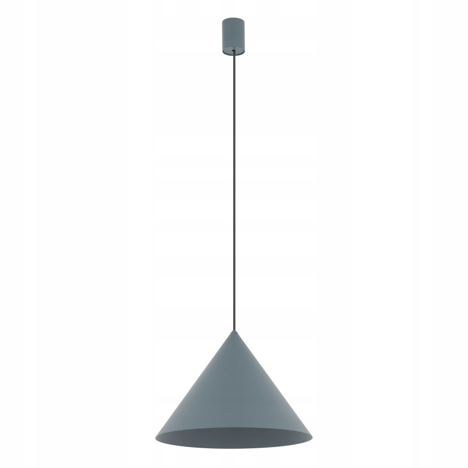 Závesná lampa sivá Zenith nastaviteľná výška nad stôl Nowodvorski