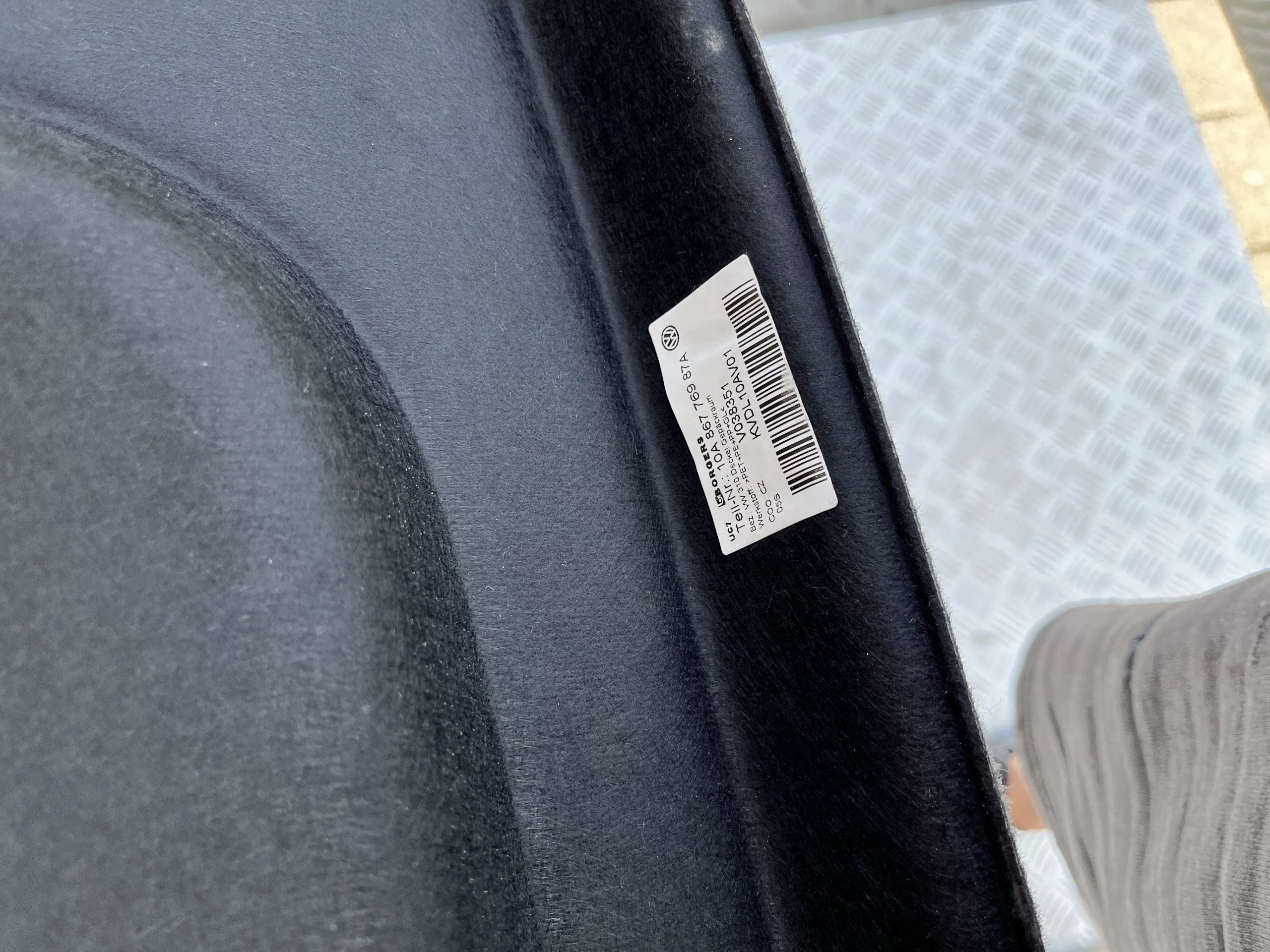 PÓŁKA BAGAŻNIKA VW ID.3 ID3 10A867769