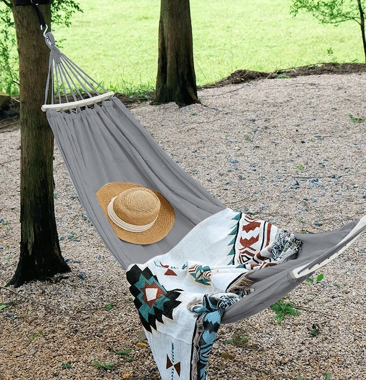 HAMAK 2 OSOBOWY OGRODOWY HUŚTAWKA MOCNY OKRĄGŁY WZMOCNIONY PAŁĄK DUŻY TORBA Rodzaj hamak z drążkiem